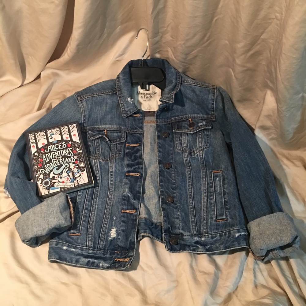 SOLD Distressed Jean Jacket